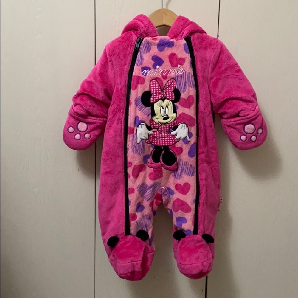 Disney Minnie Mouse Bunting Snowsuit